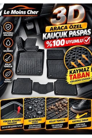 Mg Mg4 2022 2022 Araca Özel Havuzlu 3d Kauçuk Oto Paspası