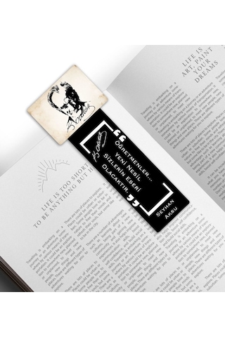 Kişiye Özel Isimli Atatürk Temalı Kupa Bardak Ve Ahşap Kitap Ayra (516868099)