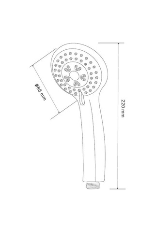 Voda El Duşu, Duş Başlığı 229700926 Krom