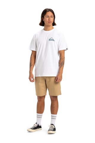 Quiksilver Window Pane Erkek Beyaz Yuvarlak Yaka Tişört Beyaz