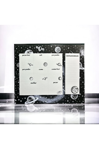 Ceren Hf01 25x21 104 Sayfa Haftalık Planner Ve Yapılacaklar - Uzay Diğer