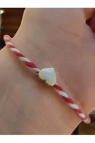 Marteniçka Kalp Şans Bileklik Seti 2 Adet Çok Renkli