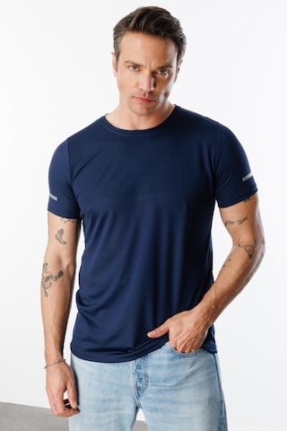 Genius Store Erkek Nem Emici Hızlı Kuruma Atletik Teknik Performans Spor T-shirt Drıfıt-kısakolnew Lacivert