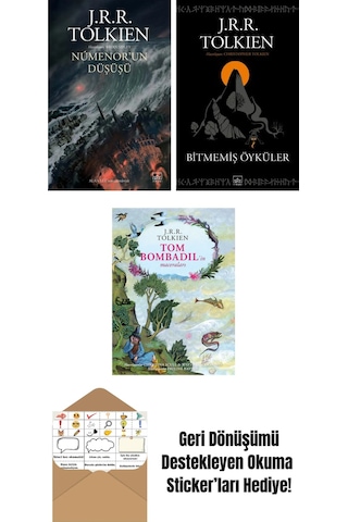 Númenor Un Düşüşü + Bitmemiş Öyküler + Tom Bombadil İn Maceraları Özel Ciltli Baskı