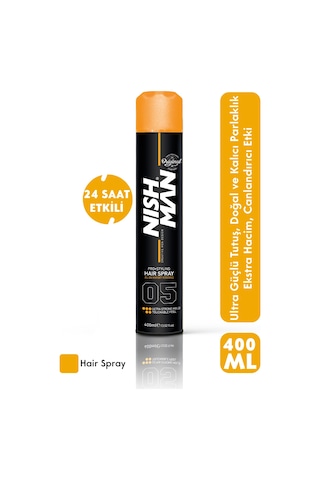 05 Şekillendirici Sert Saç Spreyi / Topaklanma Ve Rahatsız Edici Koku Karşıtı - 400 Ml