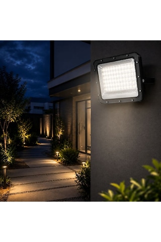 Cata Ct-4659 100W Slim Led Projektör (Beyaz)