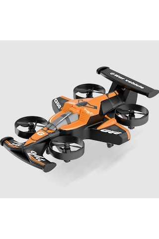 Katjmer G58 Araba/uçak Flying Club Dayanıklı Köpük Gövdeli 2.4ghz Uzaktan Kumandalı 360derece Dönebilen Oyuncak 3batarya Siyah - Turuncu