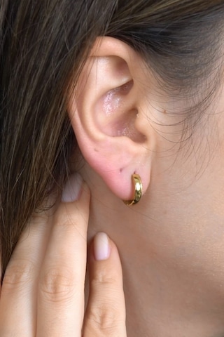 Ince Halka Erkek Bayan Unisex Çelik Küpe Çifti 3 MM 3 Renk Mse6