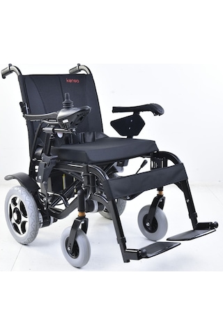 K-200 40km Menzil Uzaktan Kumandalı Akülü Tekerlekli Sandalye 2x250w 120 Kg Taşıma Lityum Batarya