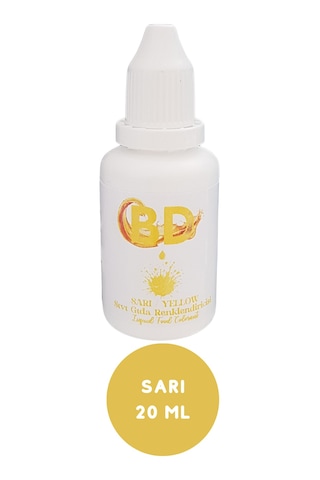Bd Sıvı Gıda Boyası 20 Ml Sarı
