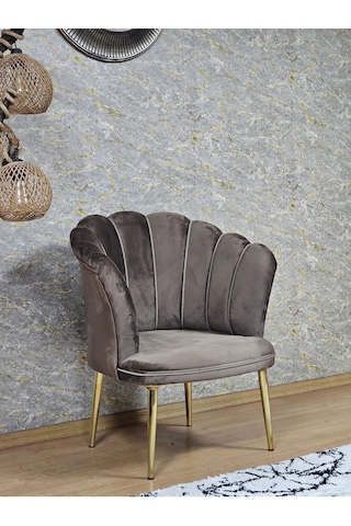 Tekli Papatya Çay Seti Koltuk Gold Sivriltme Ayak, Balkon, Salon 001