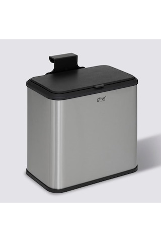 5five Simply Smart Dolap İçi Compact 5lt. Çöp Kovası Çelik Inox