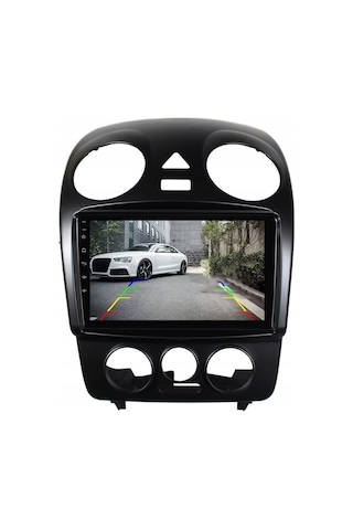 Volkswagen Beetle Android Multimedya Sistemi 4-64 Cadence R18 2004-2007 Ön Kayıt Kamera li 9"