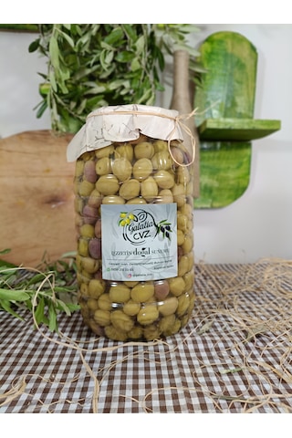 Ydın Yöresi Mudanya Cinsi Sofralık Tatlandırılmış Çizik Zeytin 2 Kg