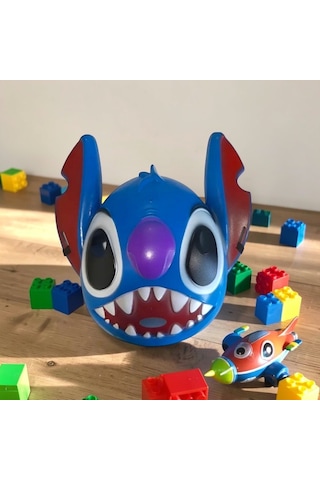 Mavi Stitch Maskesi Cadılar Bayramı Maskesi Stitch Kostüm Maskesi Stiç Maskesi Stitch Oyuncak Maske