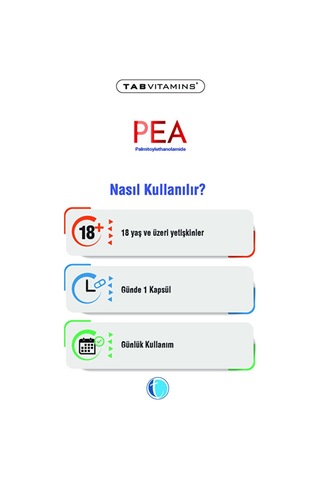 Tabvitamins Pea Palmitoiletanolamid 300 Mg 60 Kapsül