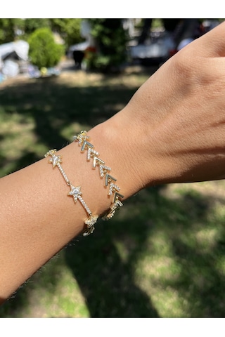 Xuping Yıldız Taşlı 14k Kadın Bileklik Xuping Bileklik Metalik