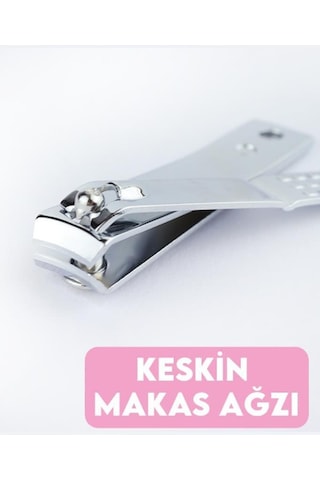Büro Ev Ofis Kişisel Tırnak Bakımı İçin Törpü Makas Seti