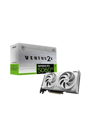 Msı Geforce Rtx5060tı 16g Ventus 2x Oc Whıte Plus 16gb Gddr7 128b
