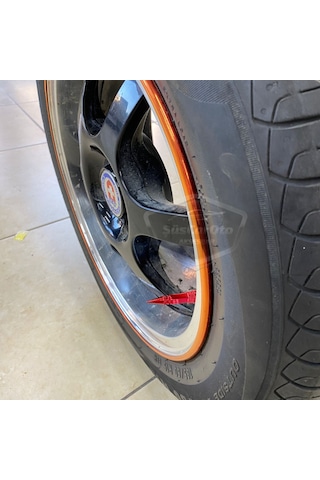 ŞüsCarOto Sivri Sibop Kapağı Mermi Sibop Kapağı Araba Motosiklet Bisiklet Metal 4 lü Set Kırmızı (00)