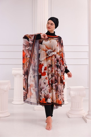Tarzını Seç Kimono Pareo - Tesettür Pareo - Belek Model 240x135 Cm Çok Renkli
