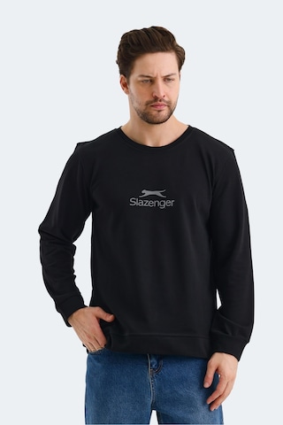 Slazenger Ortwın Erkek Siyah Sweatshirt Siyah
