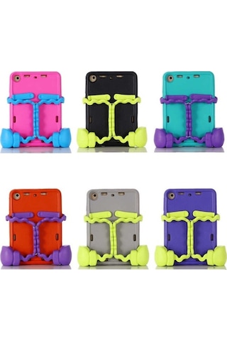 Mini 1 Uyumlu Zore Eva Boxer Tablet Silikon-Pembe Koyu