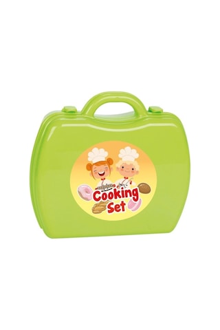 Pilsan Aksesuarlı Çantalı Mutfak Seti 39 Parça Yeşil 03 565