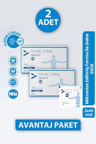 More Than Zeolit 45 Saşe 2 Adet