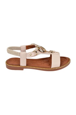 Castle Black Comfort Kadın Sandalet Cb-35307 Bej Bej