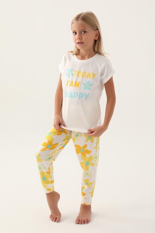 Roly Poly 3394 Today Krem Kız Çocuk Pijama Takımı Krem