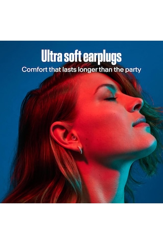 Alpine Partyplug Müzik Kulak Koruma Tıkaçları, 19 Db Gürültü Azaltma Şeffaf