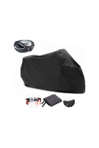 Yamaha 2025 Xmax 250 Tech Maxarka Çanta Uyumlu Motorsiklet Brandası, Motor Örtüsü-siyah Mba90002