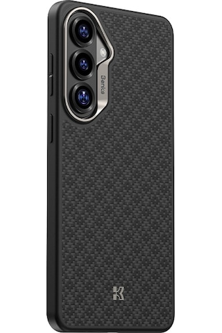 Galaxy Uyumlu S26 Uyumlu Kılıf M-safe Şarj Özellikli Benks Armorpro Armorgrid Serisi Kevlar Kapak Siyah Siyah