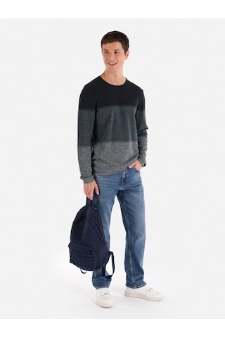 Colin's Colins Regular Fit Triko Yeşil Erkek Kazak Cl1064867 Koyu Yeşil