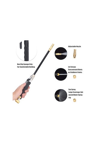 Lqg Taşınabilir Sulama Püskürtücü Jet Nozullar Ve Konnektörlü