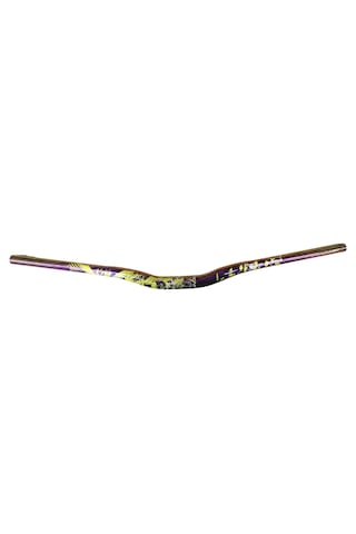 Lunje Alüminyum 31.8 780 Mm Riser Mtb Gidon Bisiklet Gidonu Bukalemun Sarı Çok Renkli