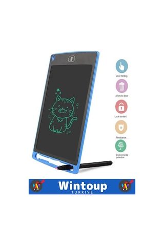 Wintoup 8.5" Dijital Kalemli Çocuk Not Resim Grafik Çizim Eğitim Tableti