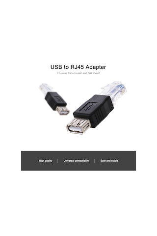 Yaozixa Usb'den Rj45'e Ethernet Bağlantı Adaptörü - Adsl Modem/router Usb Arayüzü İle İnternet Erişimi