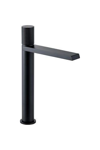 Fk-9125 Mat Siyah Yüksek Lavabo Bataryası Mat Siyah
