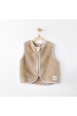 Andywawa Bebek Tinny's Sheeps Peluş Yelek Bej Ac26162 Beige