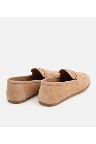 Hotiç Kadın Süet Deri Pudra Yumuşak Dokulu Klasik Loafer 01ayh322270a700 01ayh322270a700 Bej