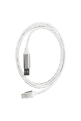 İthink K80C Işıklı Type-c Kablo Beyaz