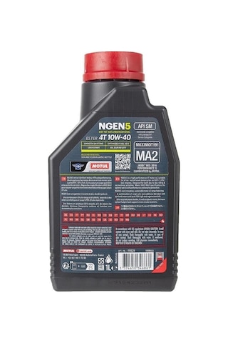 Motul Ngen 5 10w40 1l Motosiklet Yağı 2023 Üretim