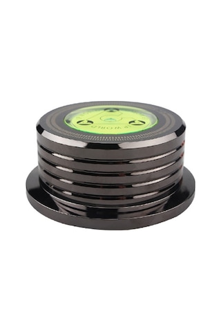 Novahub Vinil Plak Sabitleyici - Balonlu Titreşim Önleyici Ve Hız Göstergeli 50hz Dengeleyici