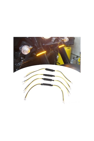 Springsun 12v-24v 20w Motosiklet Led Dekoder, Led Lambalar Yükleyince İşaret Işıkları Hızlı Yanma Sorunu Çözücü, 4 Adet Paket