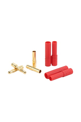 Kangvka 4mm Bakır Altın Kaplama Muz Plugları, Esnek Plastik Kılıflı, Esc Pil Ve Uzaktan Kumanda Helikopteri Bağlantısı İçin 2 Adet Erkek + 2 Adet Dişi + 2 Kılıf