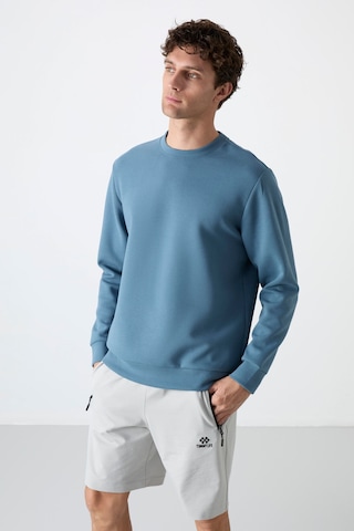 Tommy Life Orman Yeşili Basic O Yaka Rahat Form Erkek Sweatshirt - 88053 Yeşil