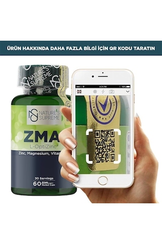 Natures Supreme Zma 60 Kapsül Aromasiz