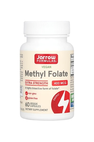 Jarrow Formulas, Vegan Methyl Folate, Extra Strength, 400 Mcg...